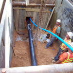 Ductile pipes can be installed using microtunnelling