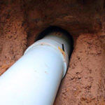 PVC-locked pipes can be installed using microtunnelling